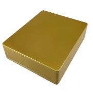 1590XX Style Aluminum Diecast Enclosure METALLIC GOLD