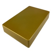 1590DD Style Aluminum Diecast Enclosure METALLIC GOLD