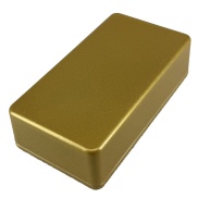 1590B Style Aluminum Diecast Enclosure METALLIC GOLD