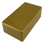 125B Style Aluminum Diecast Enclosure METALLIC GOLD