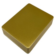 1590BB2 Style Aluminum Diecast Enclosure METALLIC GOLD