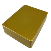 1590BB Style Aluminum Diecast Enclosure METALLIC GOLD