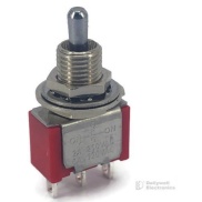 Mini Toggle Switch 1M Series SPDT On-Off-On Short Lever