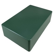 1590D Style Aluminum Diecast Enclosure Olive Green Hammer