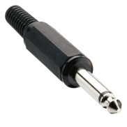 6.35mm 1/4" MONO Plug KLSM 3 LUMBERG BRAND