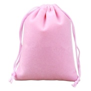 Pink Velvet Bag 9cmx12cm
