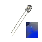 5mm Oval Purple LED Water Clear Lens