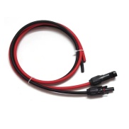 1 Pair 14AWG Solar Panel Extension cable 1M 
