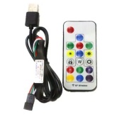 SK6812 RGB Controller DC5-24V with RF Remote 17Key