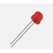 LED 4.8mm Red Color diffuse Lens