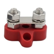 80A Red Busbar Power Block 2 channel M8 for Car