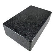 1590D Style Aluminum Diecast Enclosure SILVER HAMMER