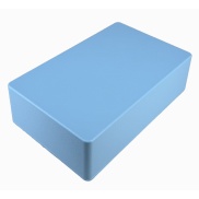 1590D Style Aluminum Diecast Enclosure Matte Sky Blue Sand Texture