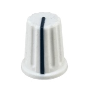 White Pioneer DJ controller knob 16x20mm D-Shaft
