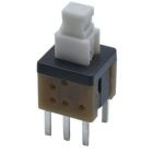 PUSH BUTTON SWITCH LATCHING DPDT 0.5A 50VDC 6x6mm