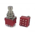 3PDT Stomp Foot / Pedal Switch FK Series On-On Latching