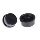 Round Tactile Push Button Cap Black Color 