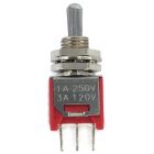 Sub Mini Toggle Switch 2M Series SPDT On-off-On Short Lever PCB Pins
