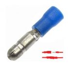 Male Bullet Insulated Crimp Terminal Blue Size 1.5mm² to 2.5mm²