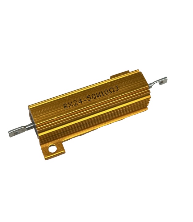 10 Ohm 50W 5% RX24 Gold Aluminum Housing Resistor