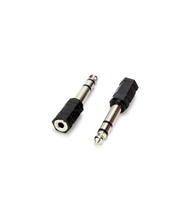 3.5mm Female to 6.35mm 1/4" Male Stereo Audio Jack Adaptor