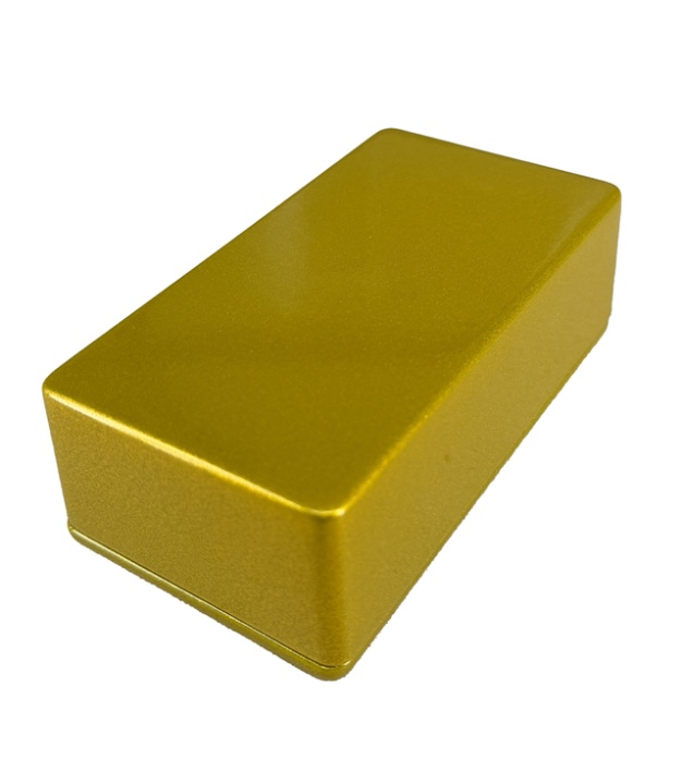 125B Style Aluminum Diecast Enclosure METALLIC CANDY GOLD