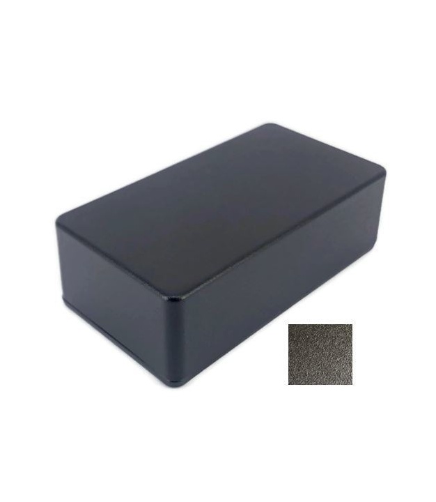 125B Style Aluminum Diecast Enclosure Matte Black Sand Texture