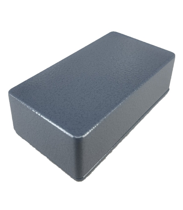 125B Style Aluminum Diecast Enclosure Matte Gray Hammer