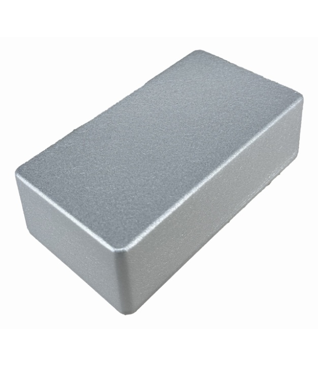	125B Style Aluminum Diecast Enclosure Metallic Silver water texture