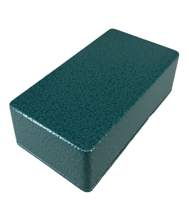 125B Style Aluminum Diecast Enclosure Emerald Green Hammer