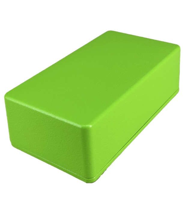 125B Style Aluminum Diecast Enclosure Matte Green Sand Texture