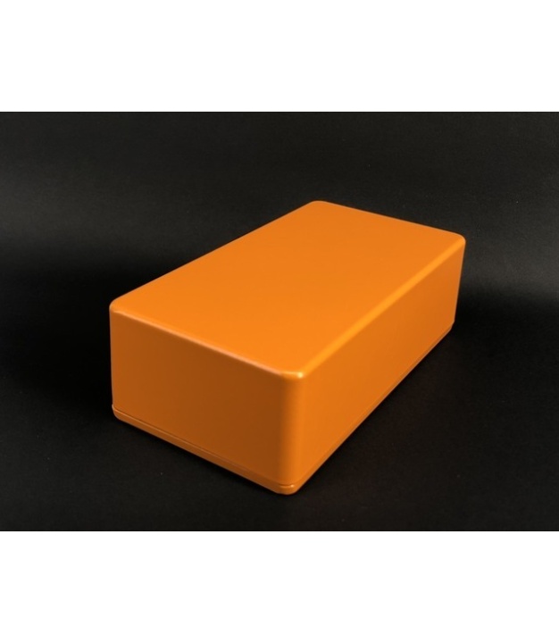 125B Style Aluminum Diecast Enclosure Matte Orange