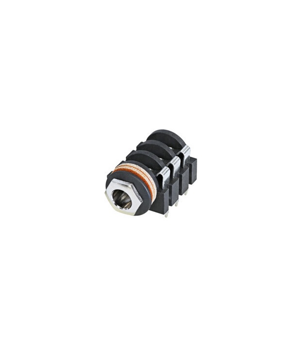 6.35mm 1/4" Stereo Insulated Switched Socket Jack PCB