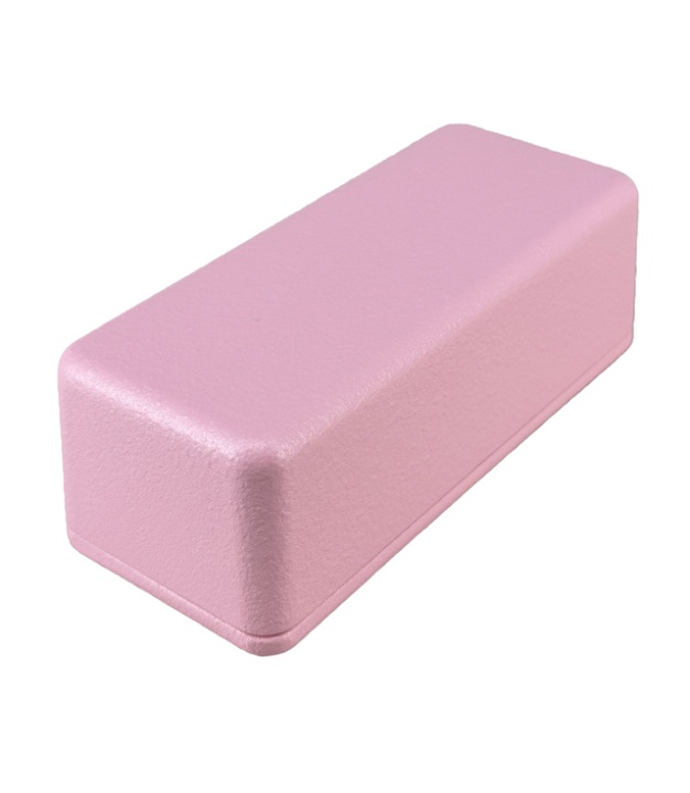1590A Style Aluminum Diecast Enclosure Matte Pink Sand Texture