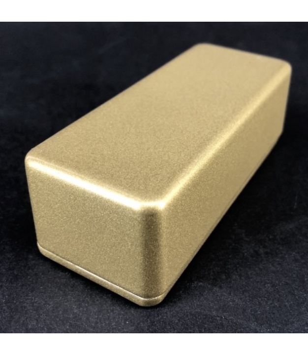 1590A Style Aluminum Diecast Enclosure METALLIC LIGHT GOLD