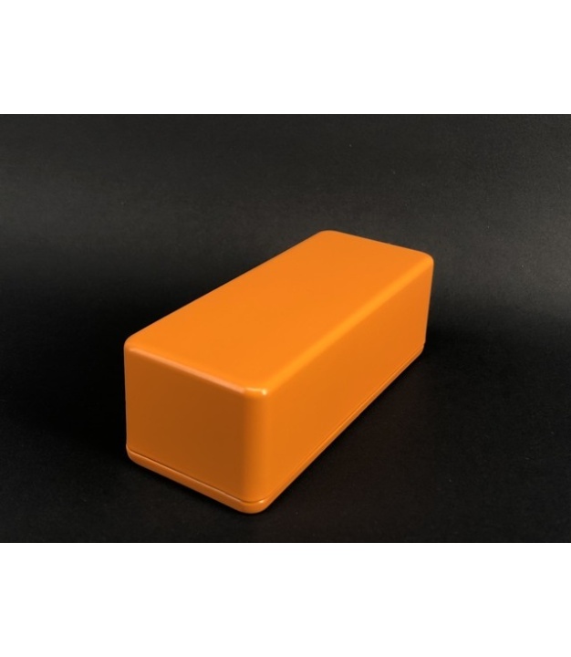 1590A Style Aluminum Diecast Enclosure Matte Orange