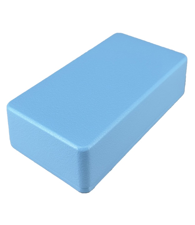 1590B Style Aluminum Diecast Enclosure Matte Sky Blue Sand Texture