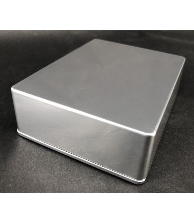 1590BB2 Style Aluminum Diecast Enclosure CHROMIUM