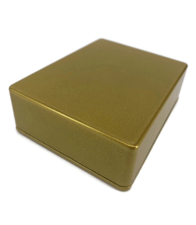 1590BB2 Style Aluminum Diecast Enclosure METALLIC GOLD