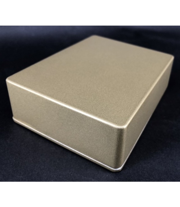 1590BB2 Style Aluminum Diecast Enclosure METALLIC LIGHT GOLD