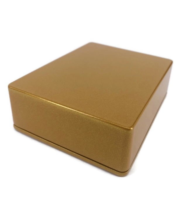 1590BB2 Style Aluminum Diecast Enclosure METALLIC DARK GOLD
