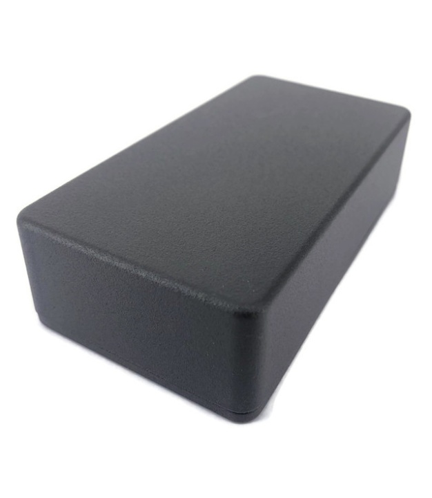 1590B Style Aluminum Diecast Enclosure MATTE GREY SAND TEXTURE