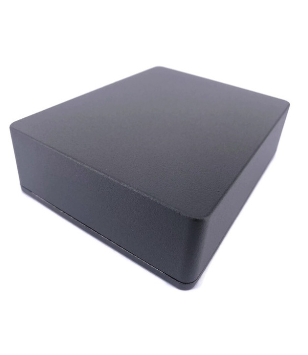 1590BB Style Aluminum Diecast Enclosure MATTE GREY SAND TEXTURE