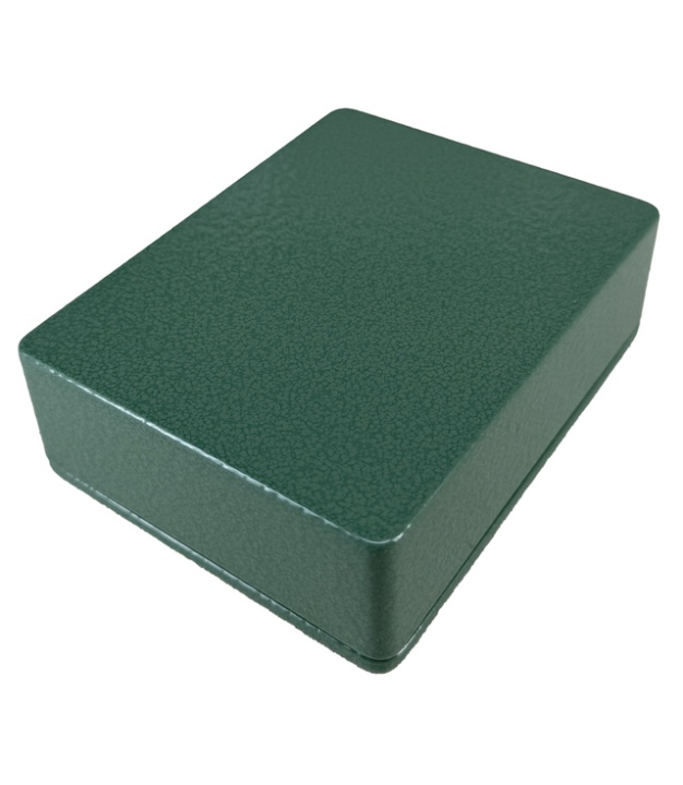1590BB Style Aluminum Diecast Enclosure Olive Green Hammer