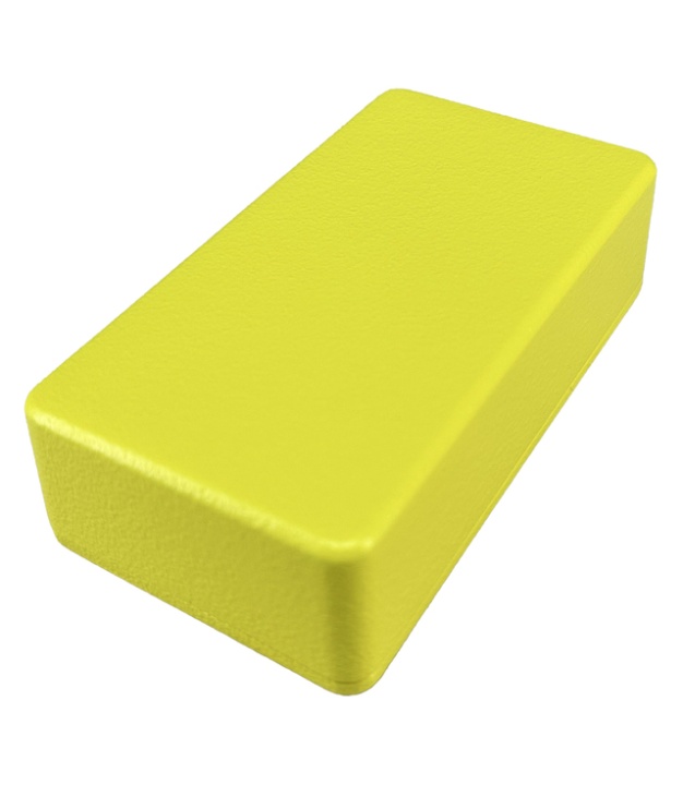 1590B Style Aluminum Diecast Enclosure Sulphur Yellow sand texture