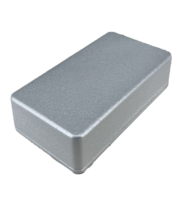 	1590B Aluminum Enclosure 112x60x31mm Metallic Silver water texture