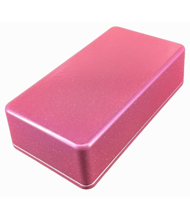 1590B Style Aluminum Diecast Enclosure METALLIC CANDY PINK