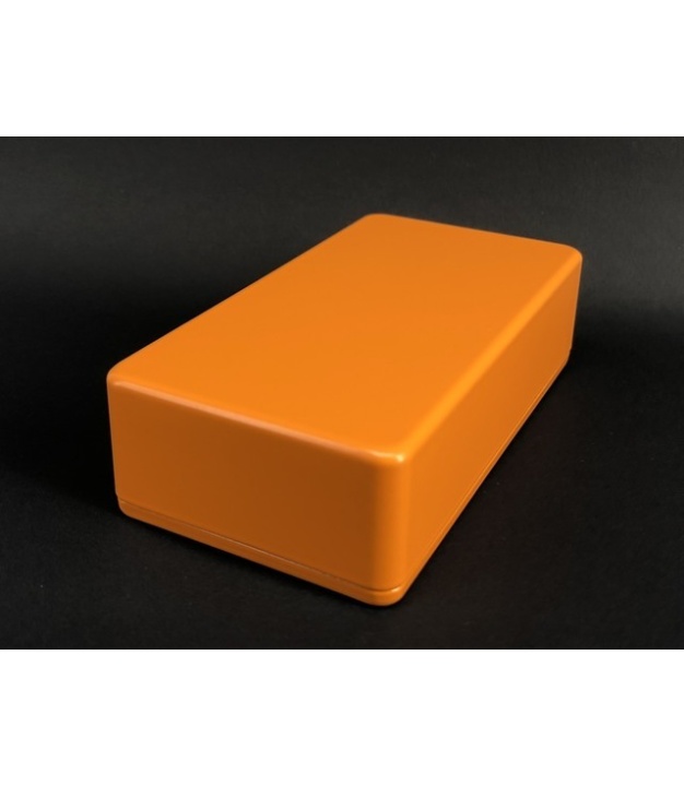 1590B Style Aluminum Diecast Enclosure Matte Orange