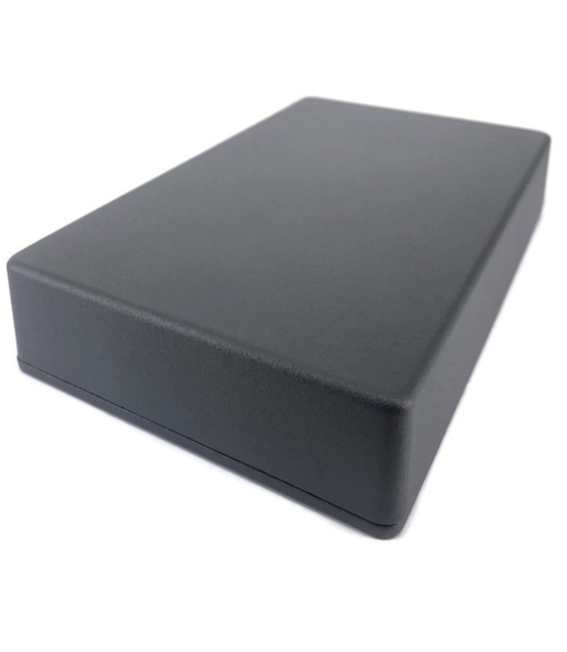 1590DD Style Aluminum Diecast Enclosure MATTE GREY SAND TEXTURE