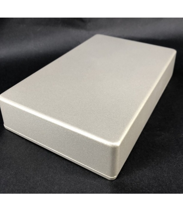 1590DD Style Aluminum Diecast Enclosure METALLIC CHAMPAGNE